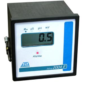 Contrôleur de Rédox "RH 2004 E" 1 voie de mesure Encastrable Gamme +- 1000mV