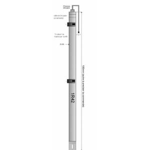 Sonde de Conductivité 1R42 Gamme 0-2000µS